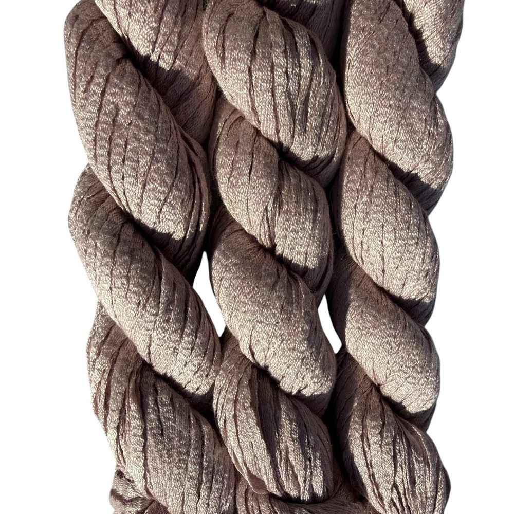 Discontinued BERROCO GLACE Ribbon Yarn 3 Skeins 225 Yards Pink Champagne 2344 - Picture 3 of 4
